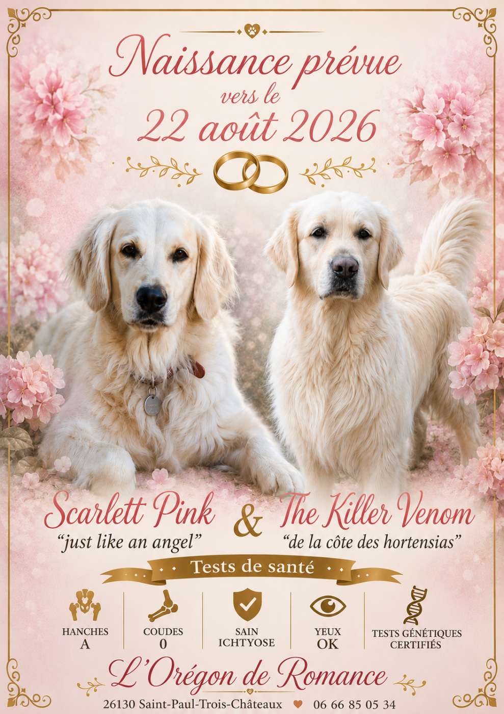 Prochaine portée : Scarlett Pink